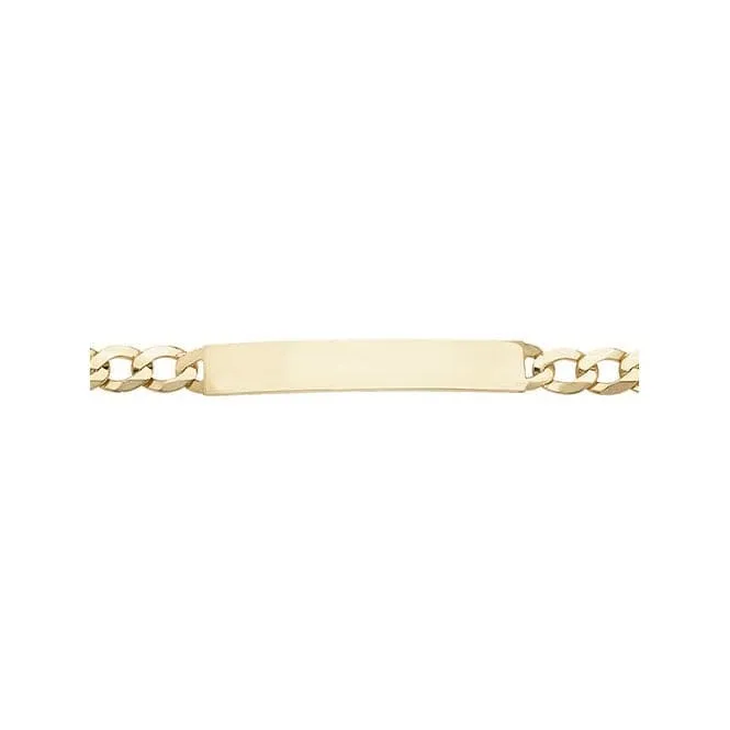 9ct Yellow Gold Men's ID Bracelet BR267