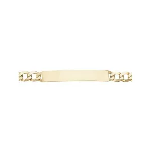 9ct Yellow Gold Men's ID Bracelet BR267