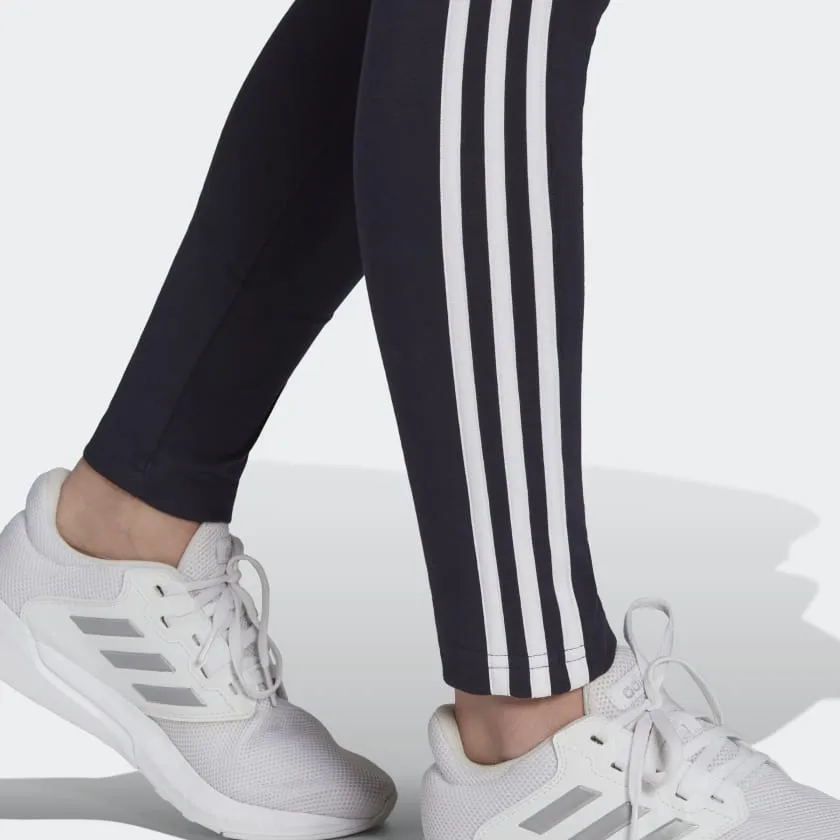 ADIDAS 3 STRIPE LEGGINGS - WOMEN - BLACK