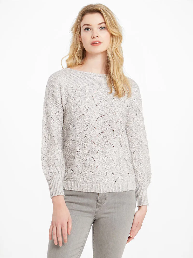 All That Glitters Sweater in Silverstone