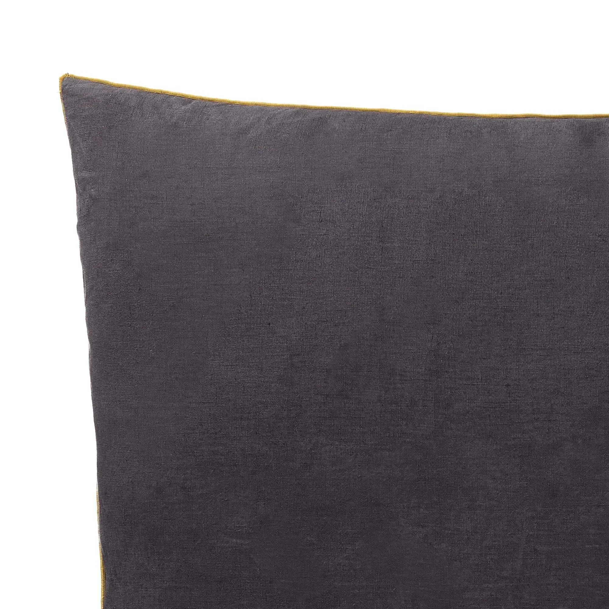 Alvalade Cushion [Dark grey/Bright mustard]