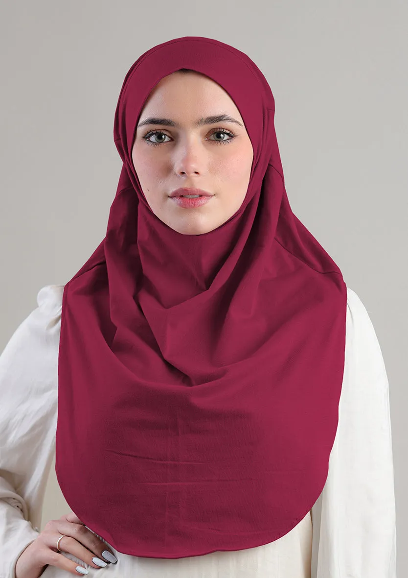 Amira Hijab Maxi-Plain Jersey Cotton