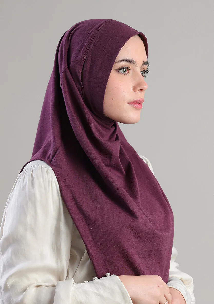 Amira Hijab Maxi-Plain Jersey Cotton