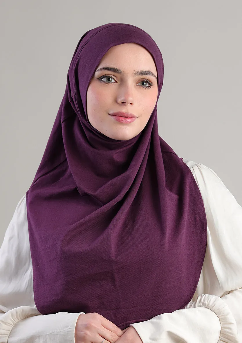 Amira Hijab Maxi-Plain Jersey Cotton