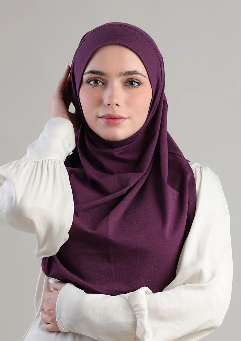 Amira Hijab Maxi-Plain Jersey Cotton