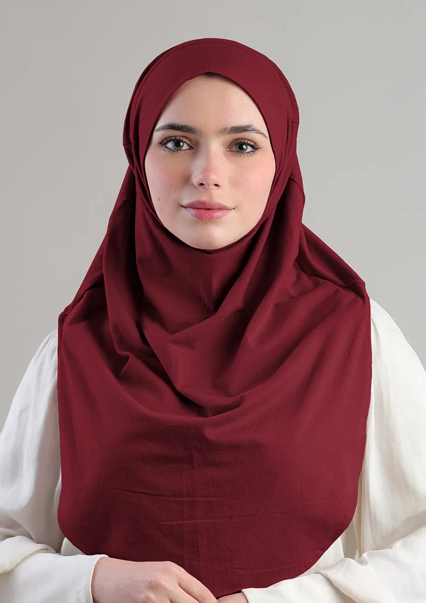 Amira Hijab Maxi-Plain Jersey Cotton