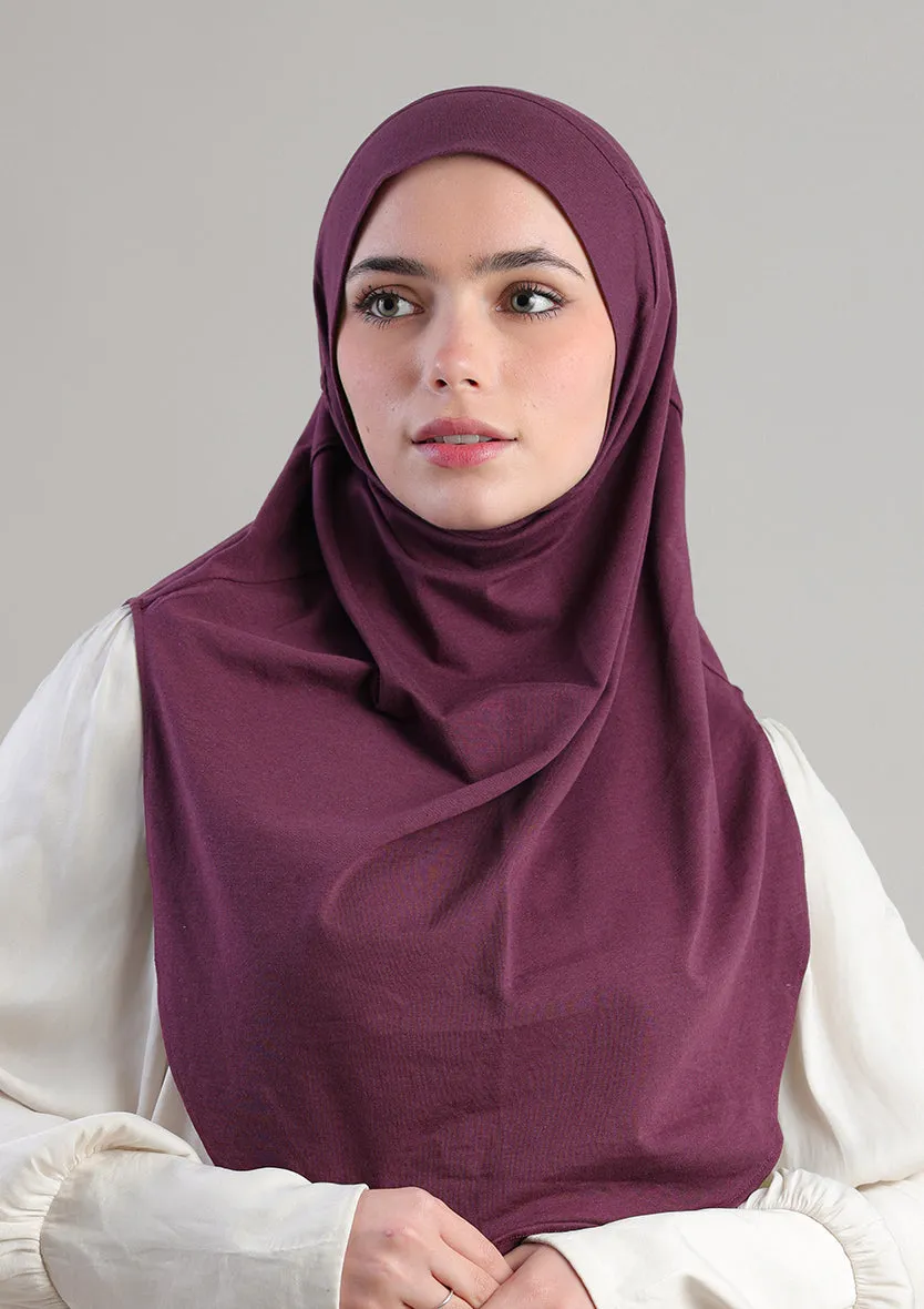 Amira Hijab Maxi-Plain Jersey Cotton