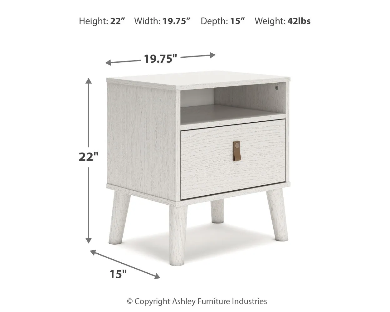 Aprilyn Full Platform Bed with Dresser, Chest and Nightstand