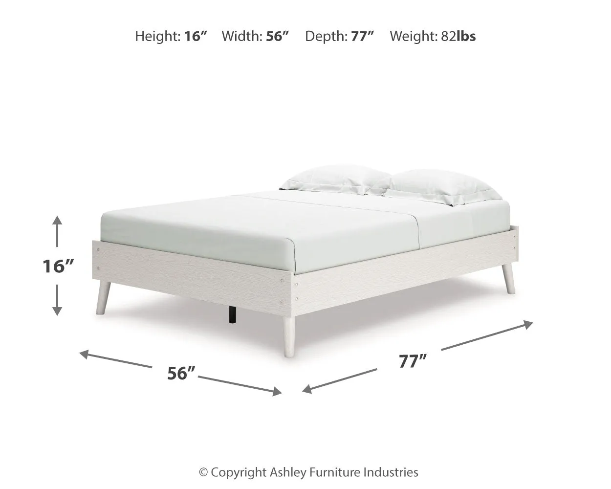 Aprilyn Full Platform Bed with Dresser, Chest and Nightstand