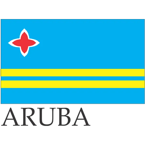 Aruba Embroidered Flag Badge