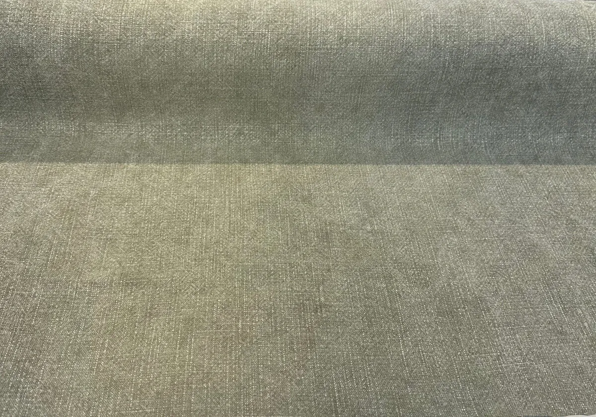 Belgian Linen Drifter Olive Green Upholstery Drapery Fabric By the Yard