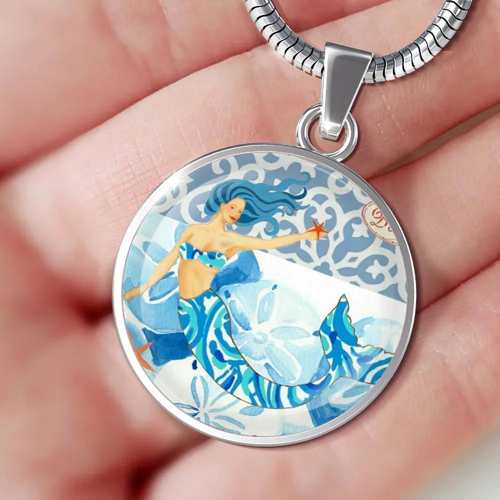 Blue Mermaid Necklace