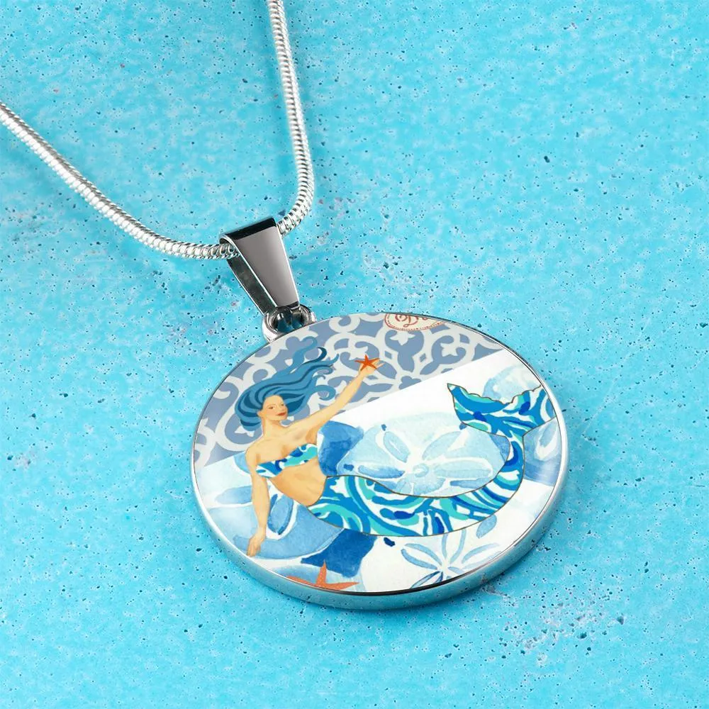 Blue Mermaid Necklace