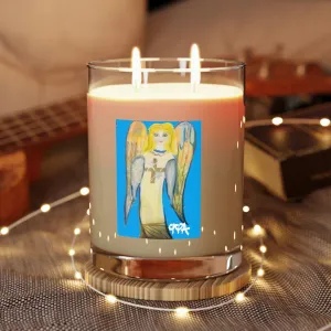 BLUE PRAYER MIRACLE ANGEL OF GOD'S LIGHT(Luxury Scented Candle - Full Glass, 11oz)