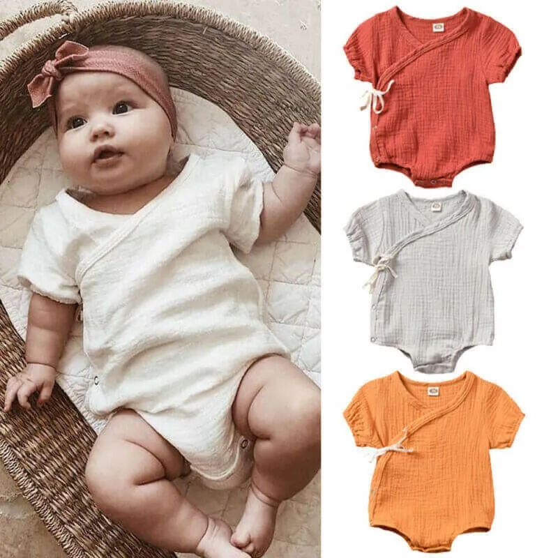 Bohemian Cotton Newborn Onesie