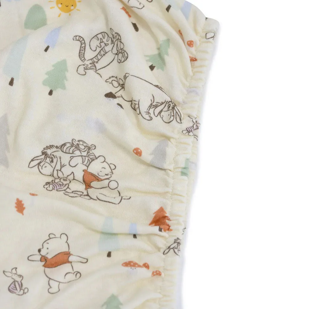 Bubba Blue Winnie The Pooh Jersey Co-Sleeper Fitted Sheet