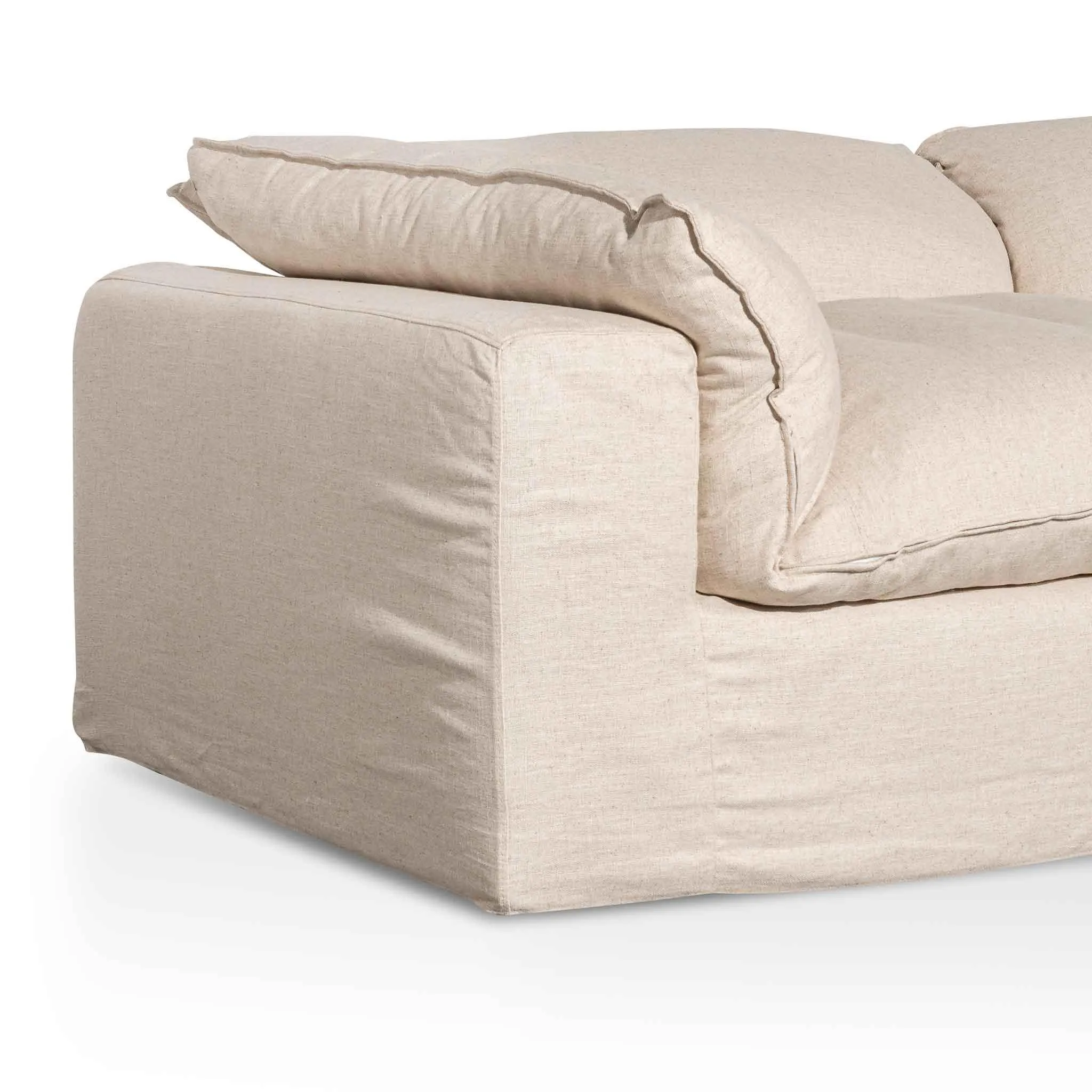 Calibre Fabric Corner Sofa - Linen Sand LC6439-KSO