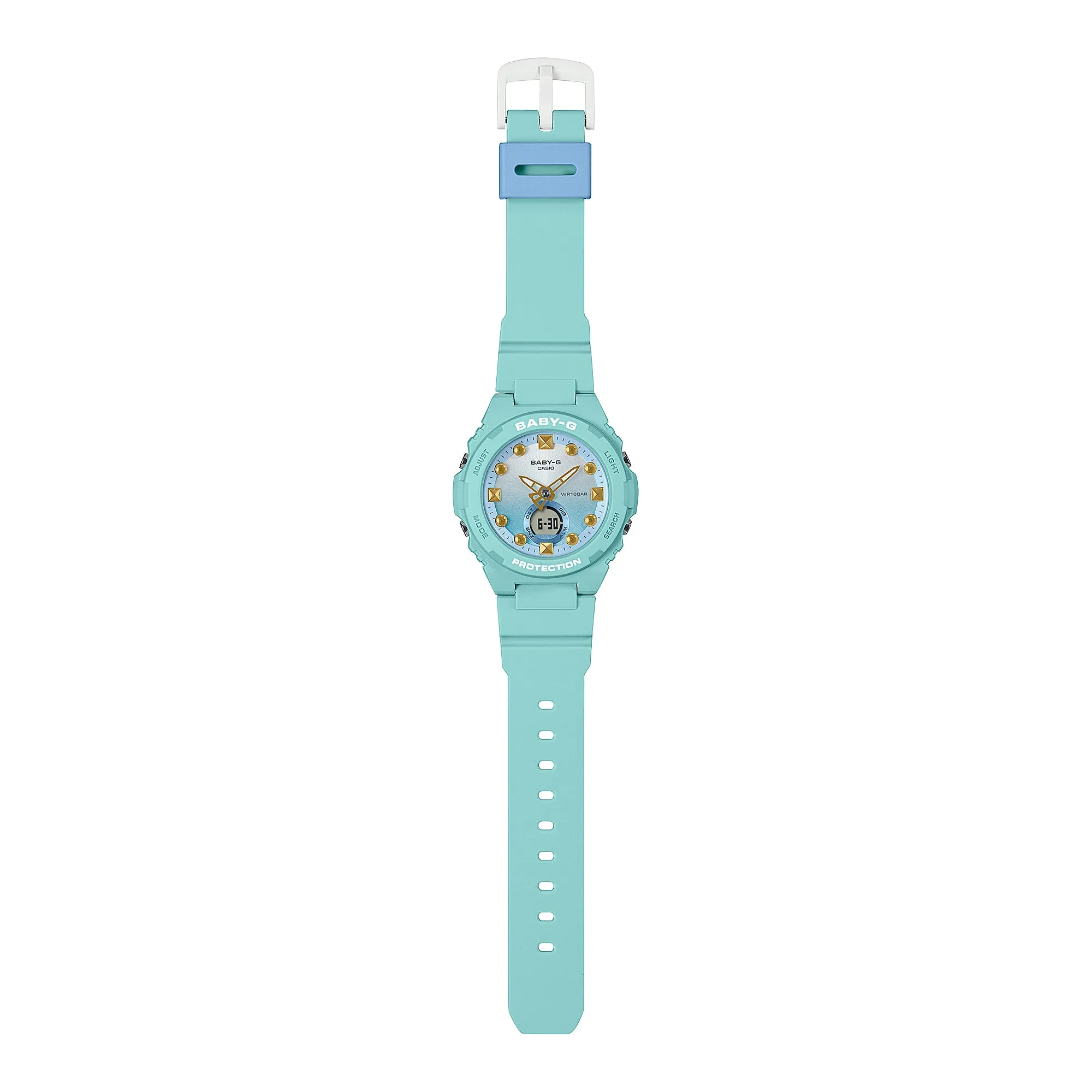 Casio Baby-G BGA-320 Lineup Summer Colours Series Mint Green Resin Band Watch BGA320-3A BGA-320-3A