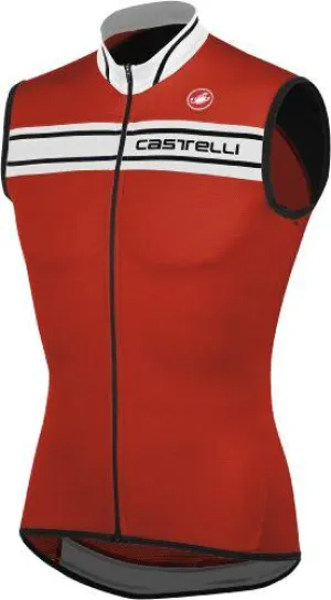 Castelli Prologo 3 Sleeveless Jersey - Red White