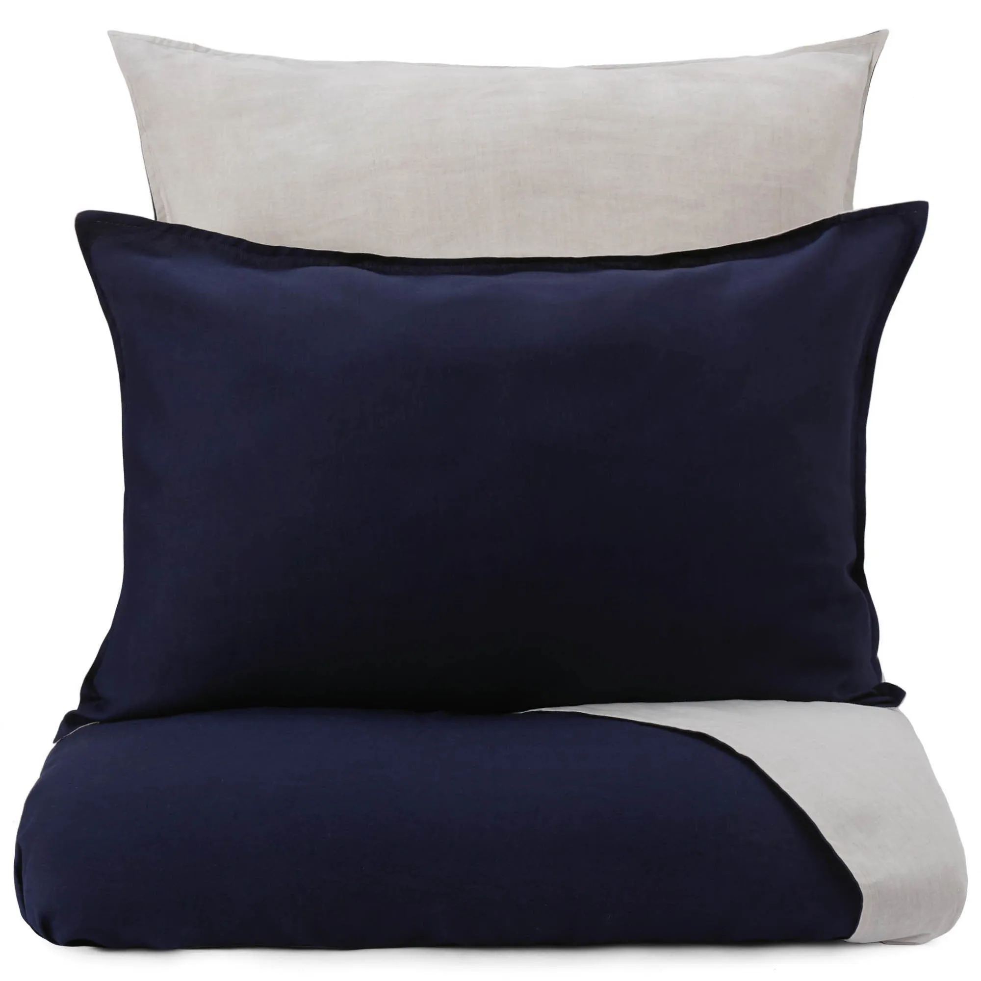 Cercosa Pillowcase [Dark blue/Natural]