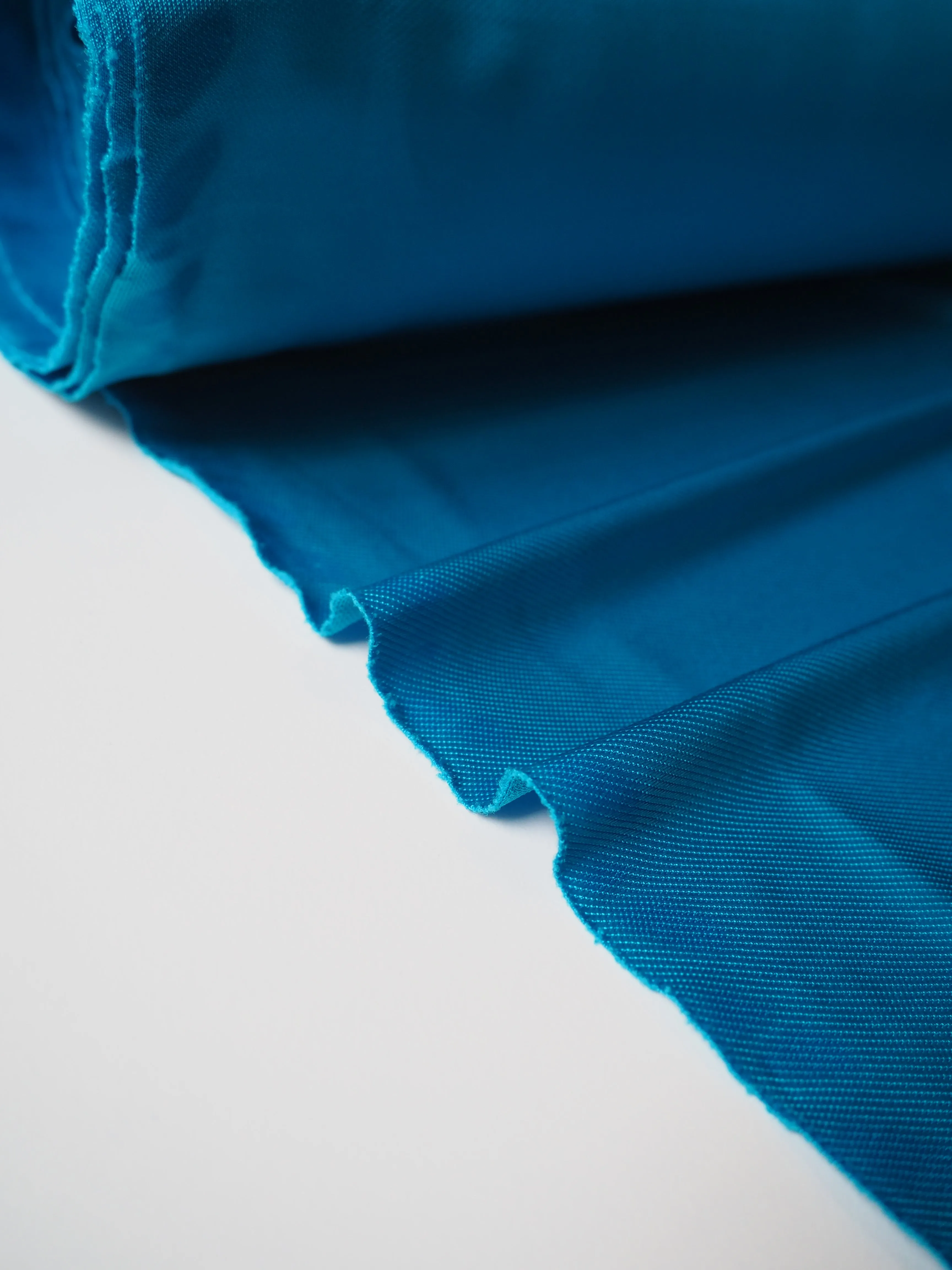 Cerulean Viscose Satin Twill Jersey