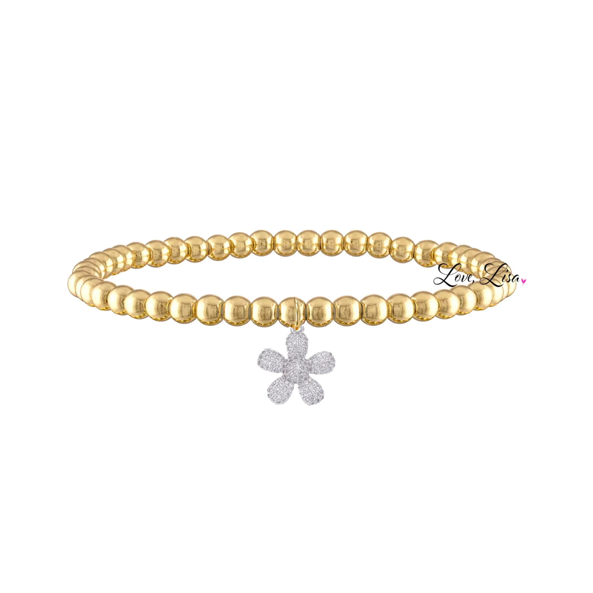 Charlotte Stunning Flower Stretch Bracelet