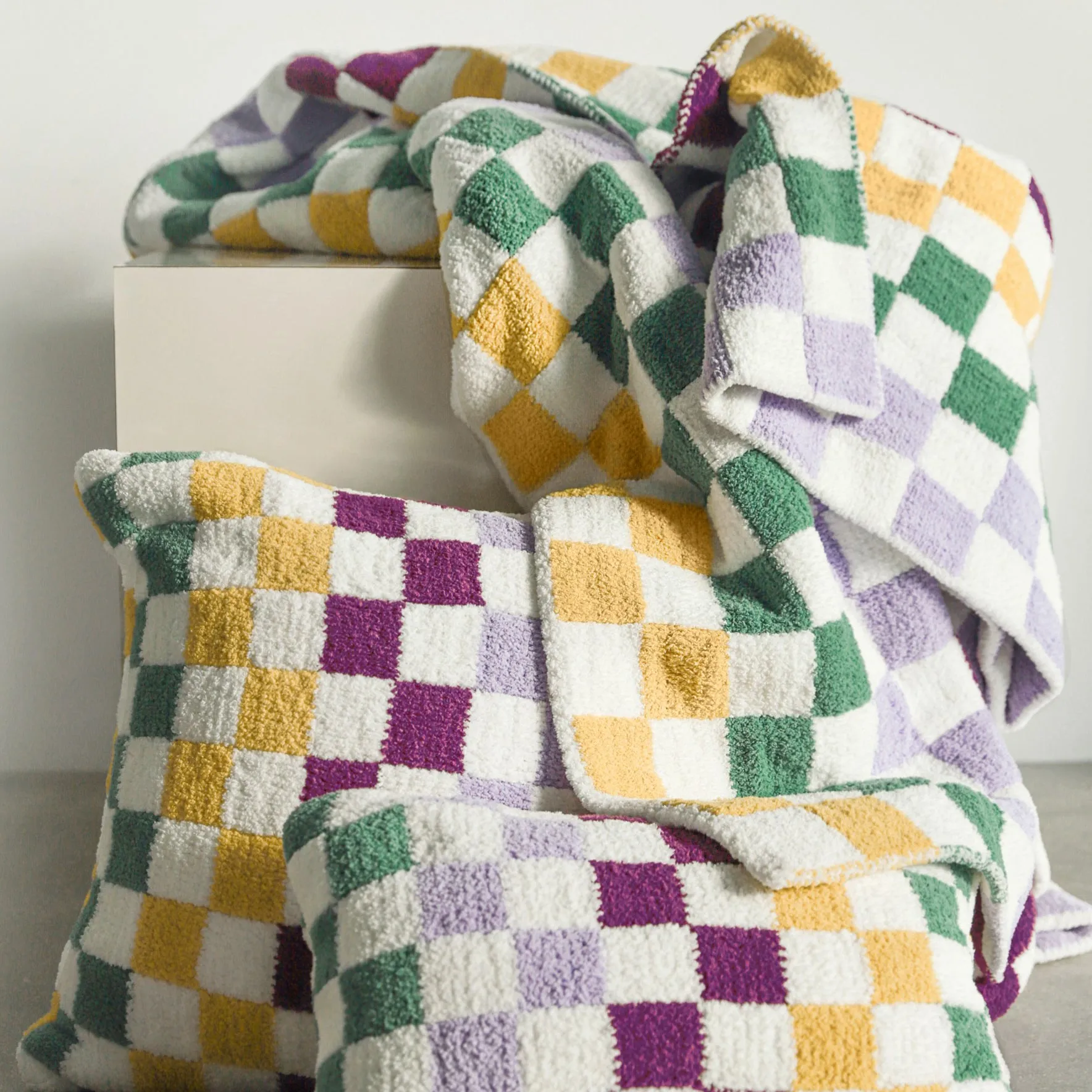 Checkerboard Throw Blanket