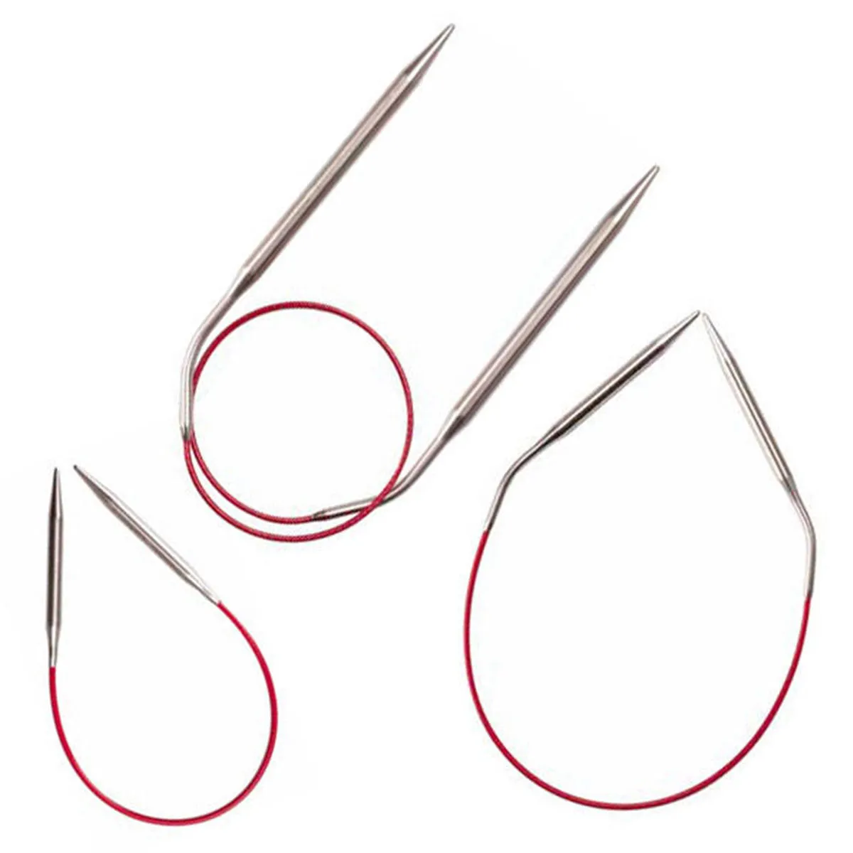 ChiaoGoo Knit RED Circular Needles - US 5 (3.75mm) - 16"