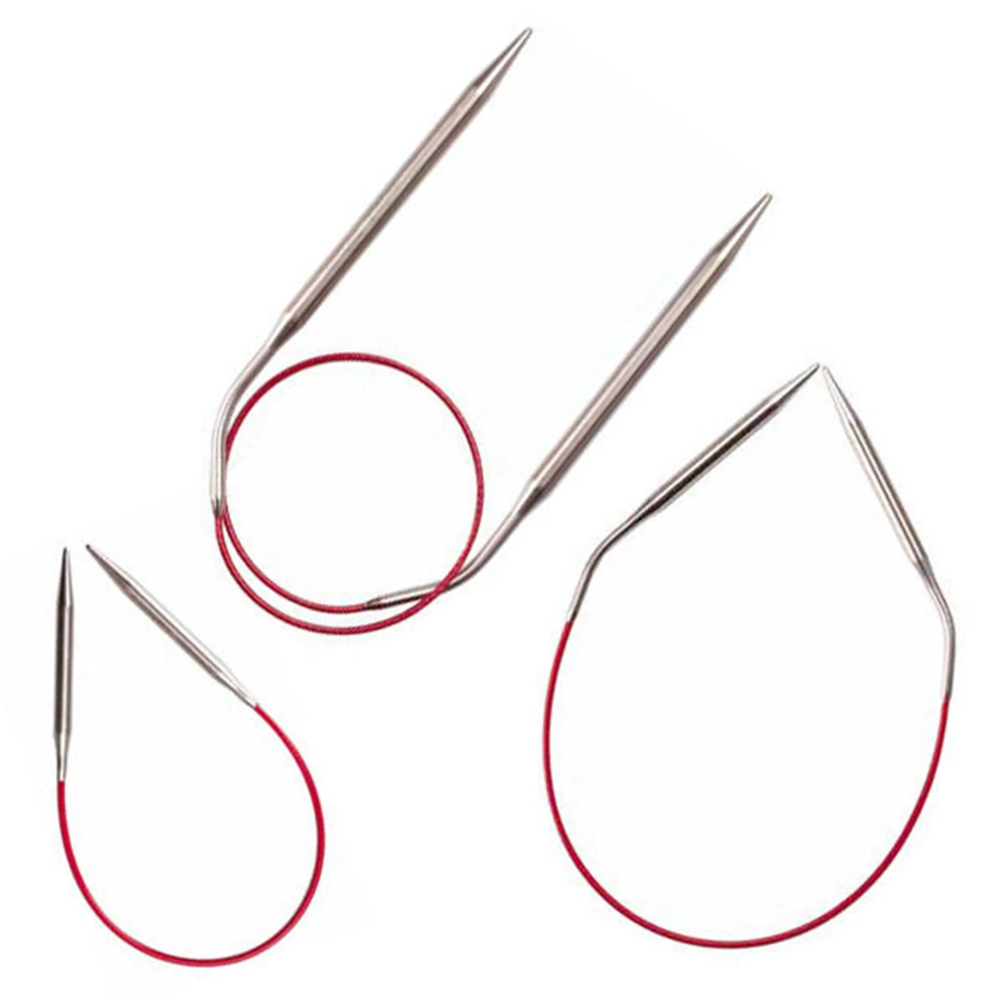 ChiaoGoo Knit RED Circular Needles - US 6 (4.0mm) - 9"