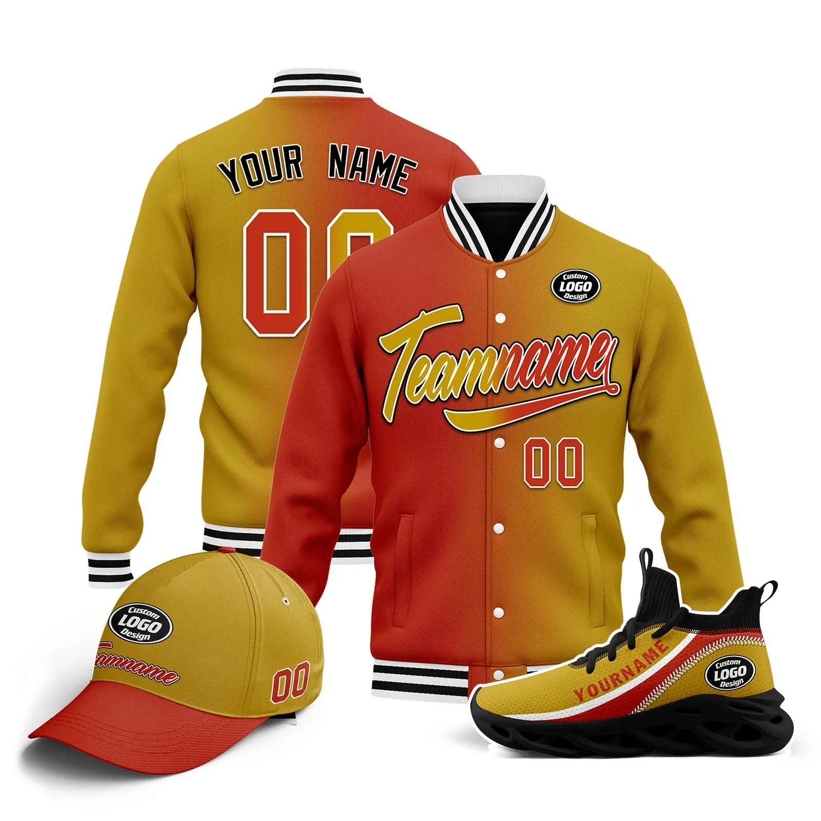 Custom Jacket MaxSoul Shoes and Hat Combo Offer Personalized Combo ZH-D028015-18