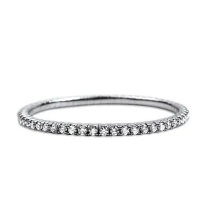 David Weisz 18k White Gold 5.07cts. Diamond Stretch Bracelet