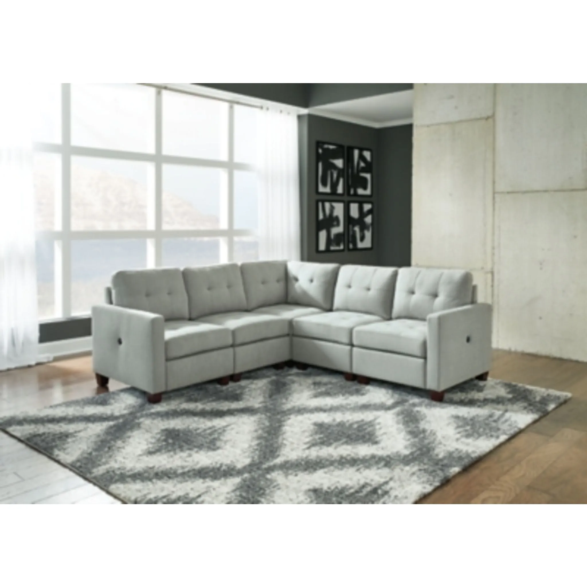 Edlie 5 Piece Sectional