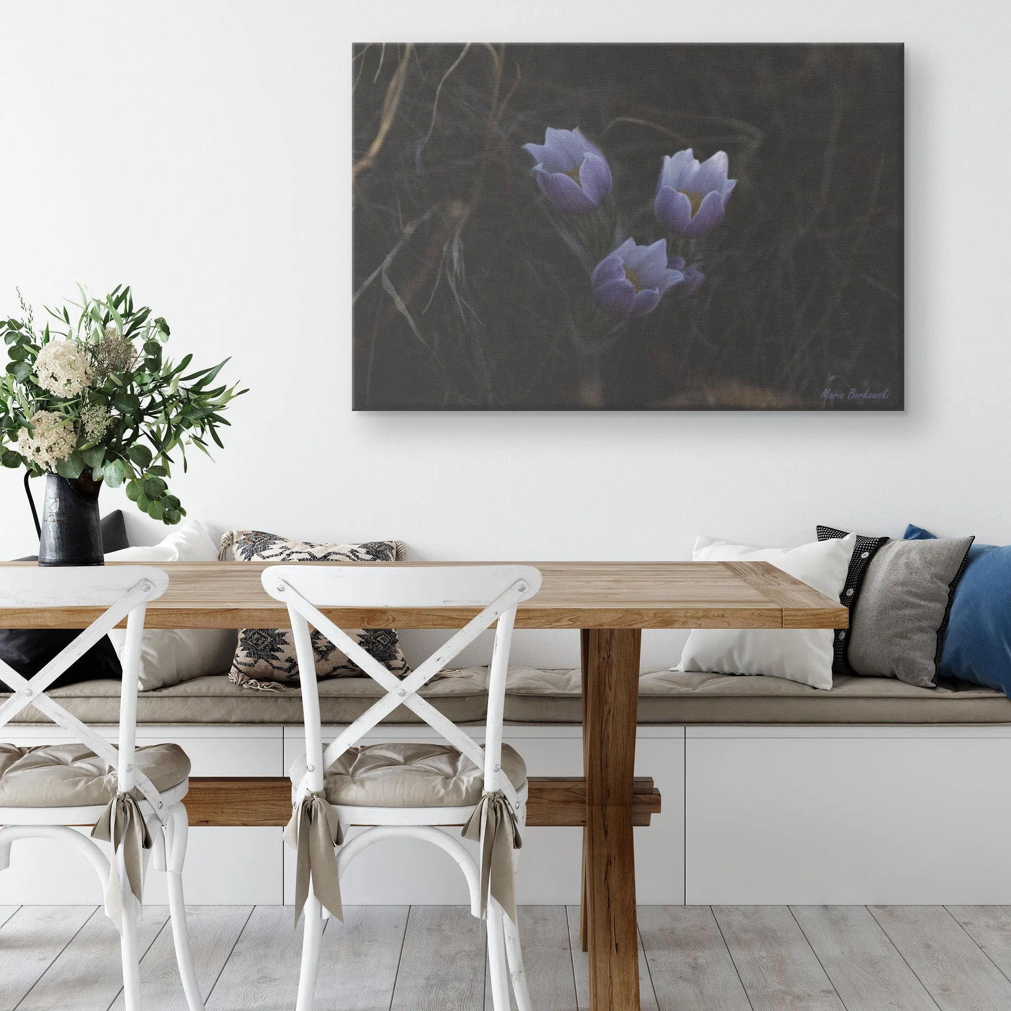 Flower Canvas by Maria Borkoswki