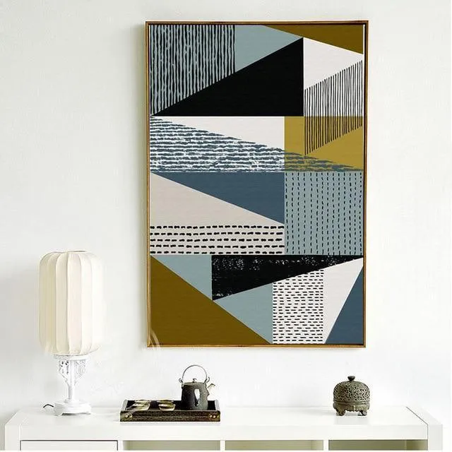 Geometric Wall Art Prints on Canvas -3 Pcs Set (60x80cm)