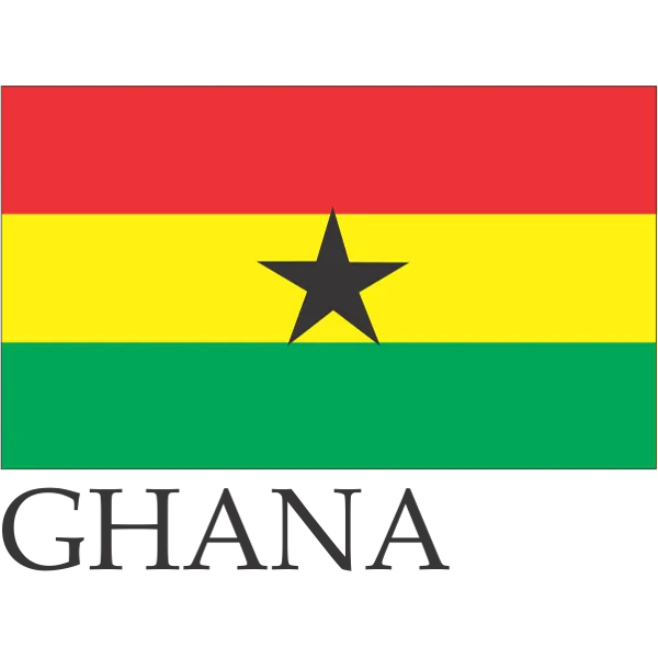 Ghana Embroidered Flag Badge