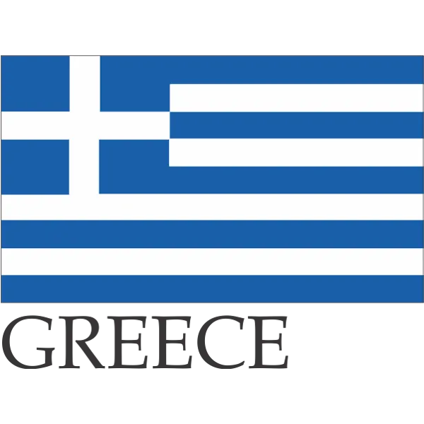 Greece Embroidered Flag Badge