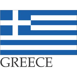 Greece Embroidered Flag Badge