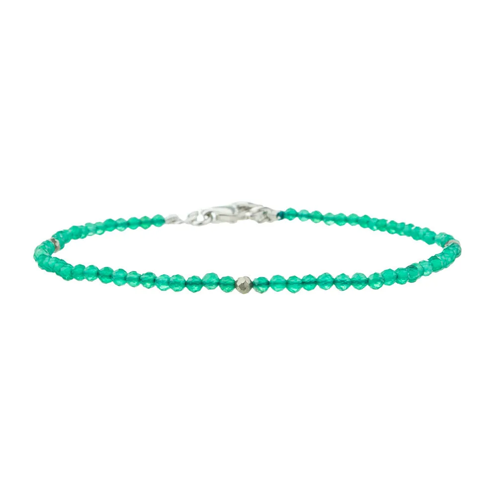 Green Onyx, Single Bracelet