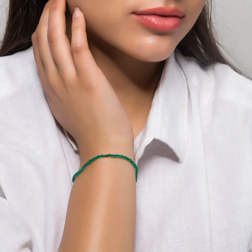 Green Onyx, Single Bracelet