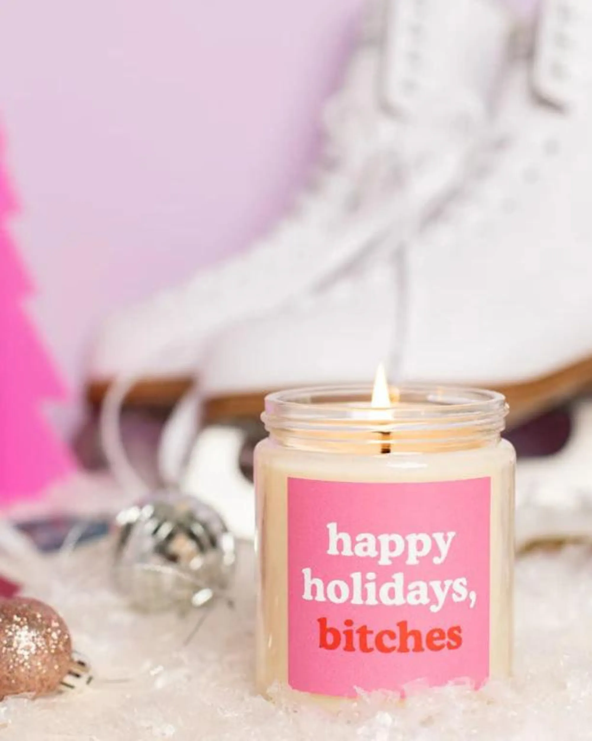 Happy Holidays, Bitches | Candle