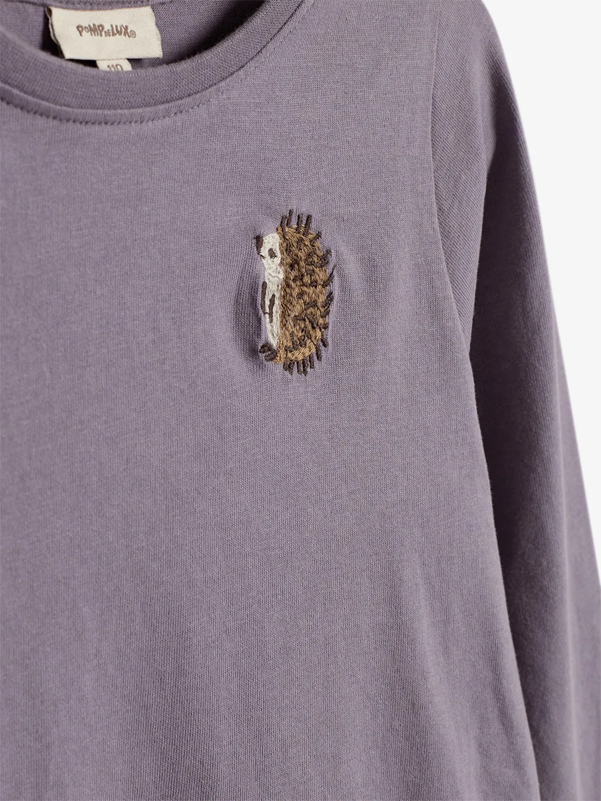 Hedgie Long Sleeve T-shirt - Kids - Dusty Purple