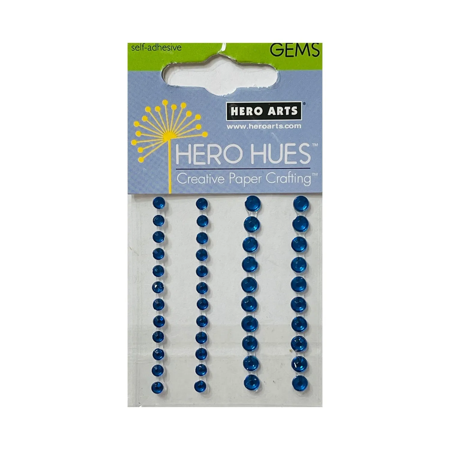 Hero Arts Hero Hues Self-Adhesive Gems - Azure Blue