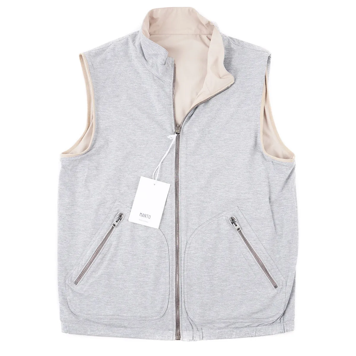 Manto Reversible Polyester and Jersey Cotton Vest