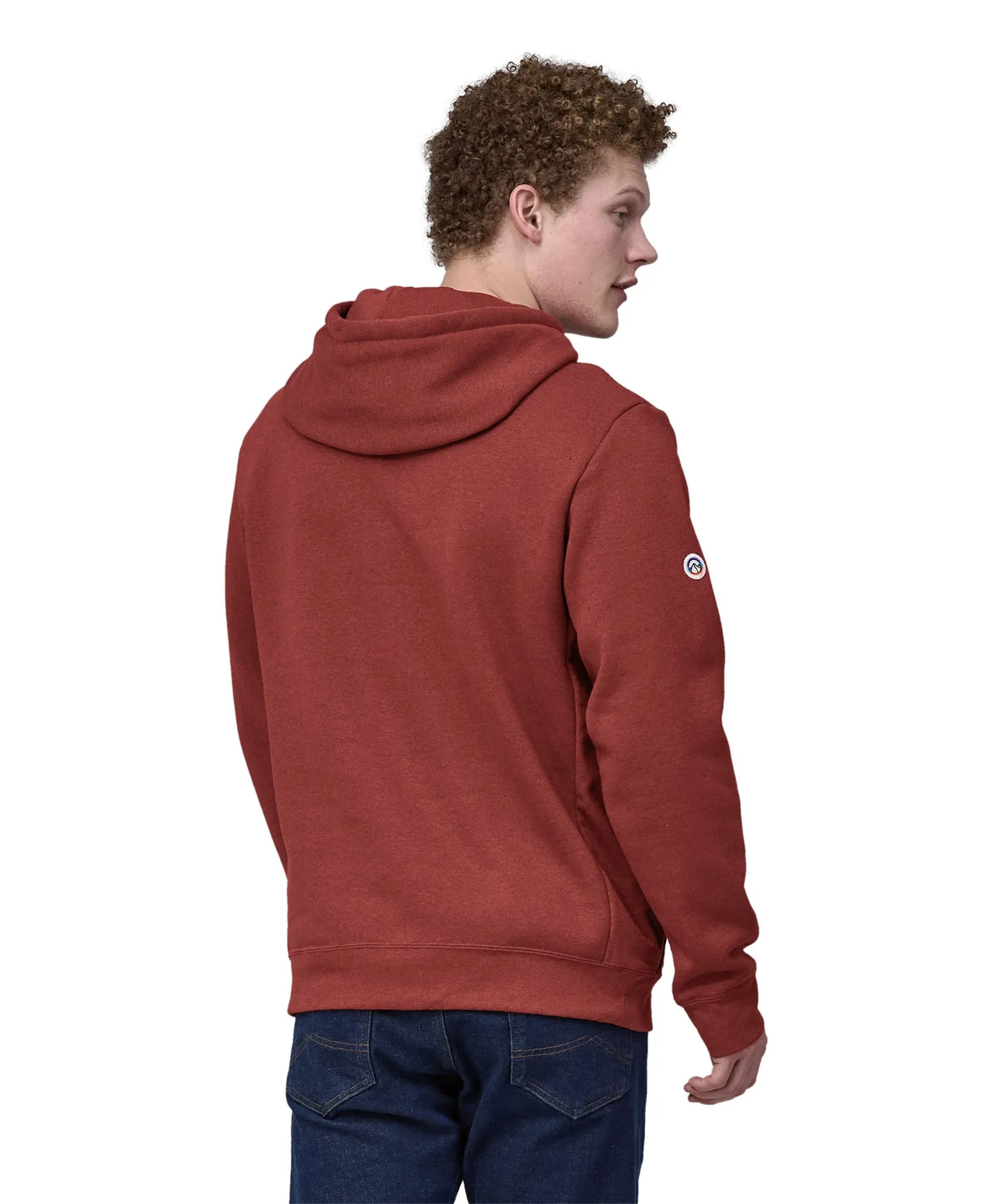 Patagonia Fitz Roy Icon Uprisal Hoody - Mangrove Red