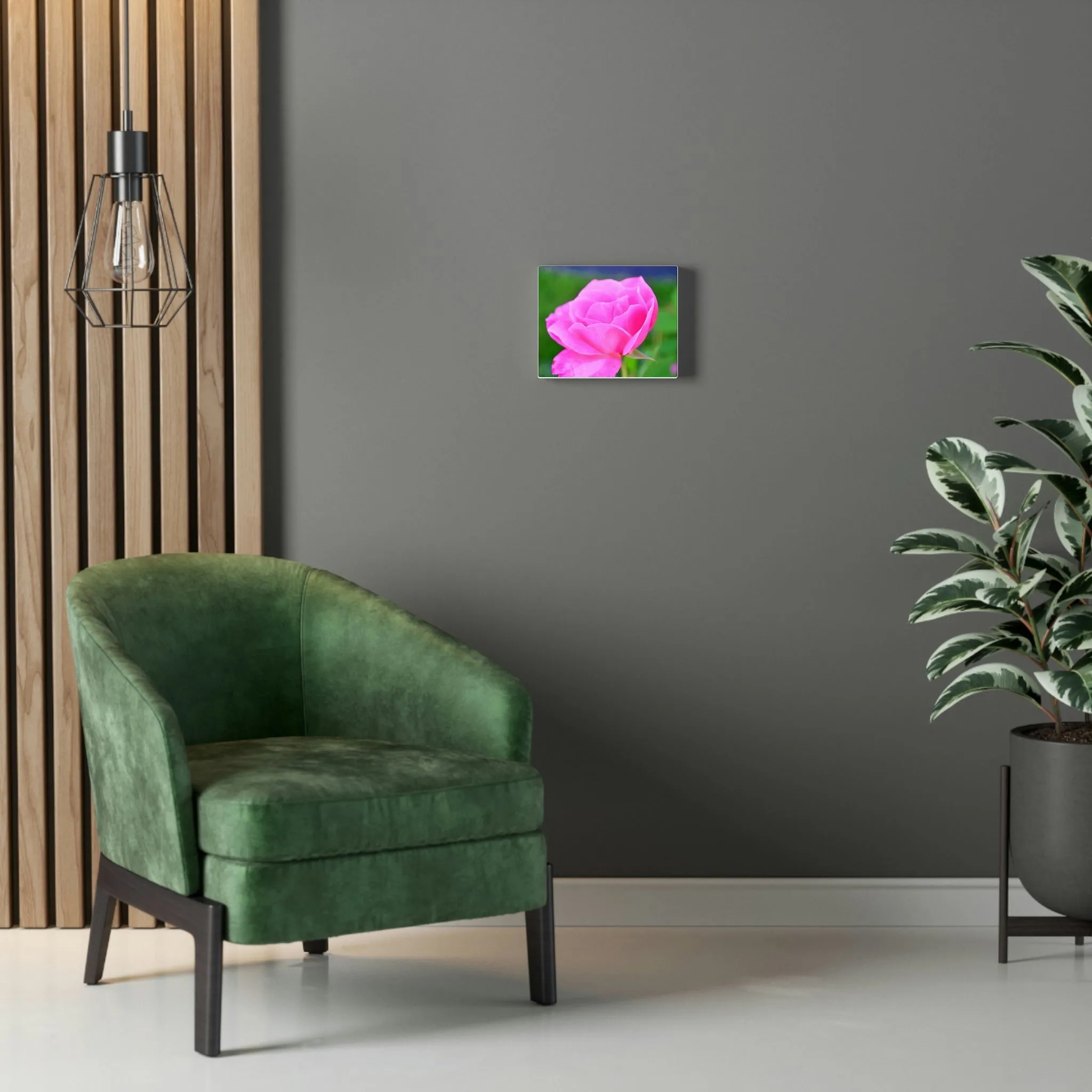 Pink Flower Stretched Canvas