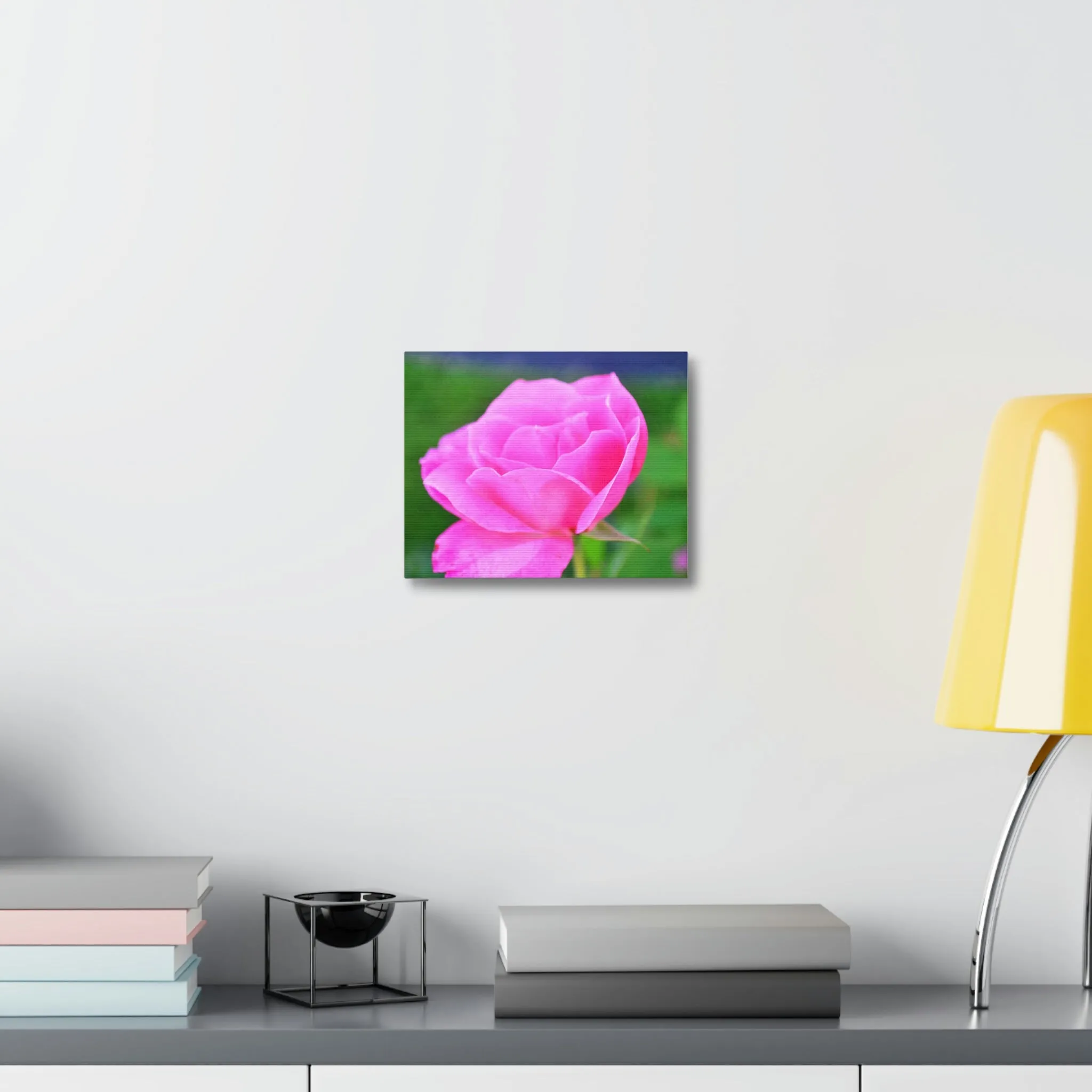 Pink Flower Stretched Canvas