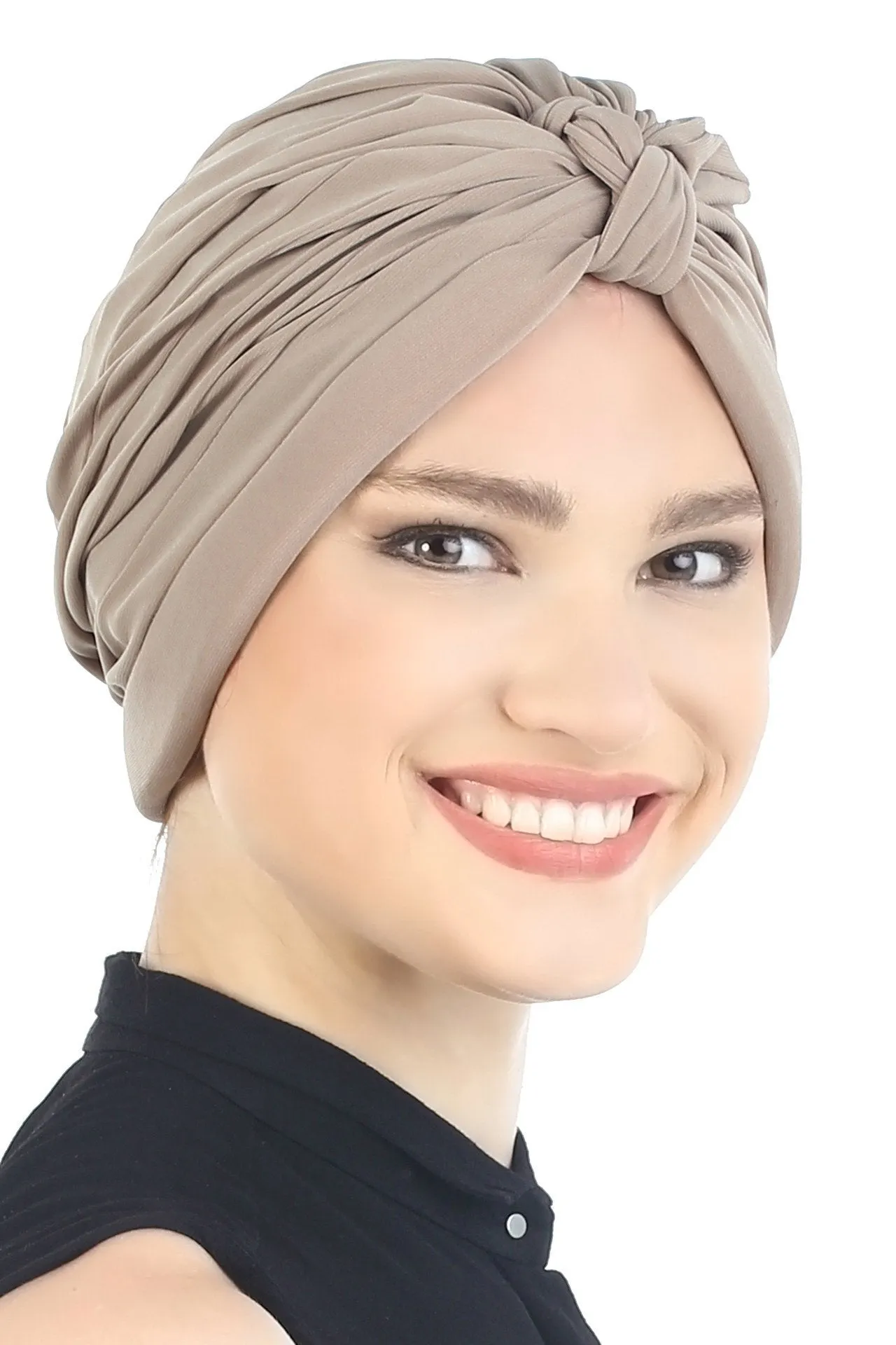 Pleated W Pattern Turban