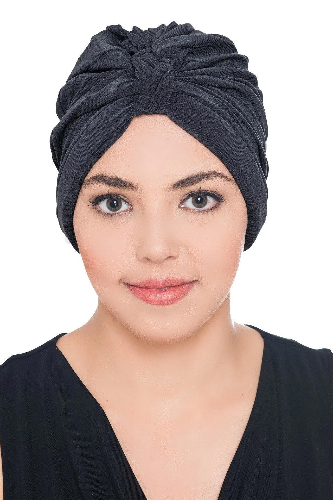 Pleated W Pattern Turban