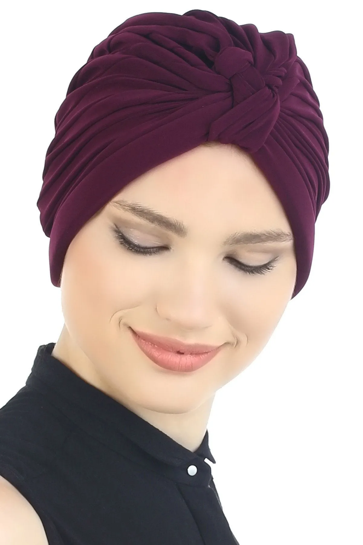 Pleated W Pattern Turban