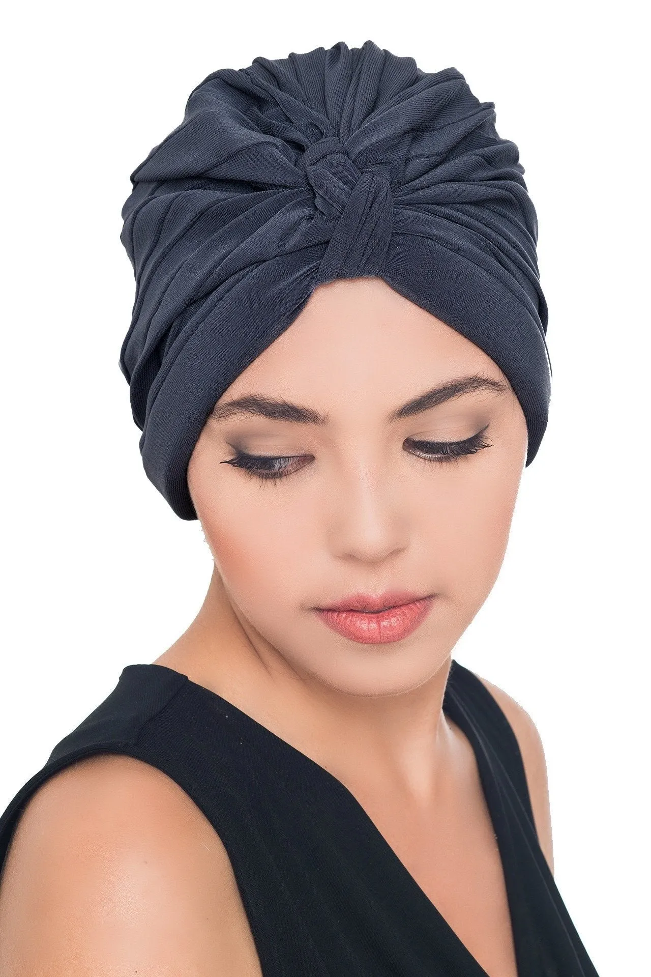 Pleated W Pattern Turban